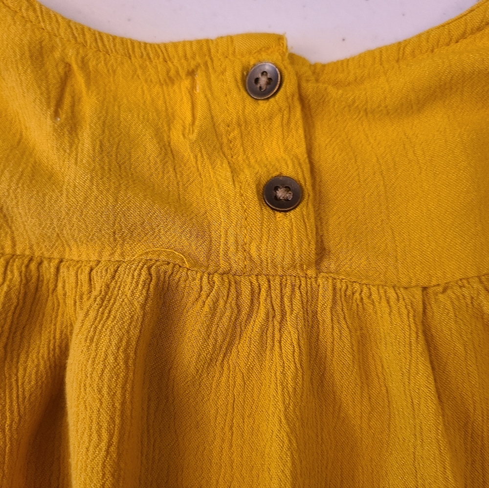 Old Navy Matched Set Long-Sleeve Top With Pants Gold And Floral Size 18 To 24 Mo - Picture 5 of 12